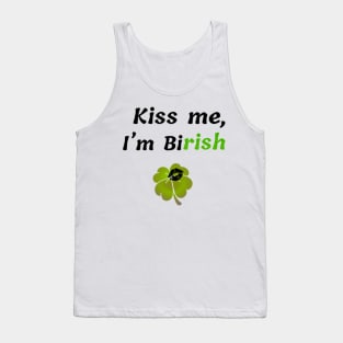 Kiss me, I'm Bi-rish Tank Top